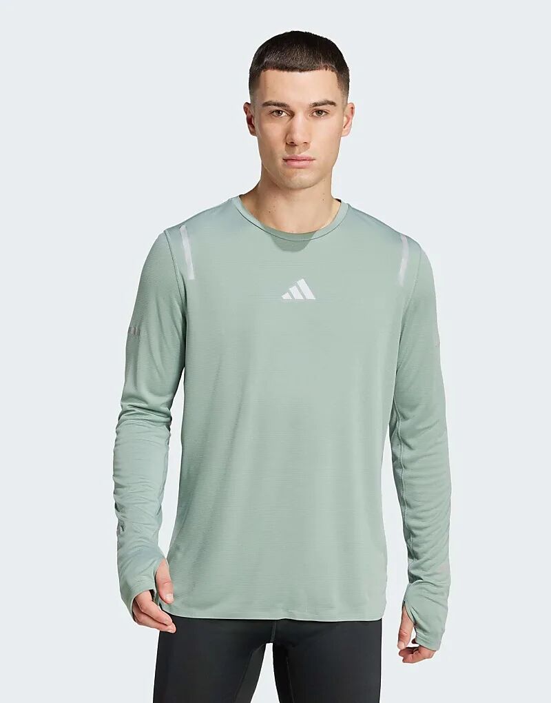 Футболка с длинными рукавами adidas Running Ultimate Reflective зеленого цвета adidas performance
Футболка с длинными рукавами adidas Running Ultimate Reflective зеленого цвета adidas performance
