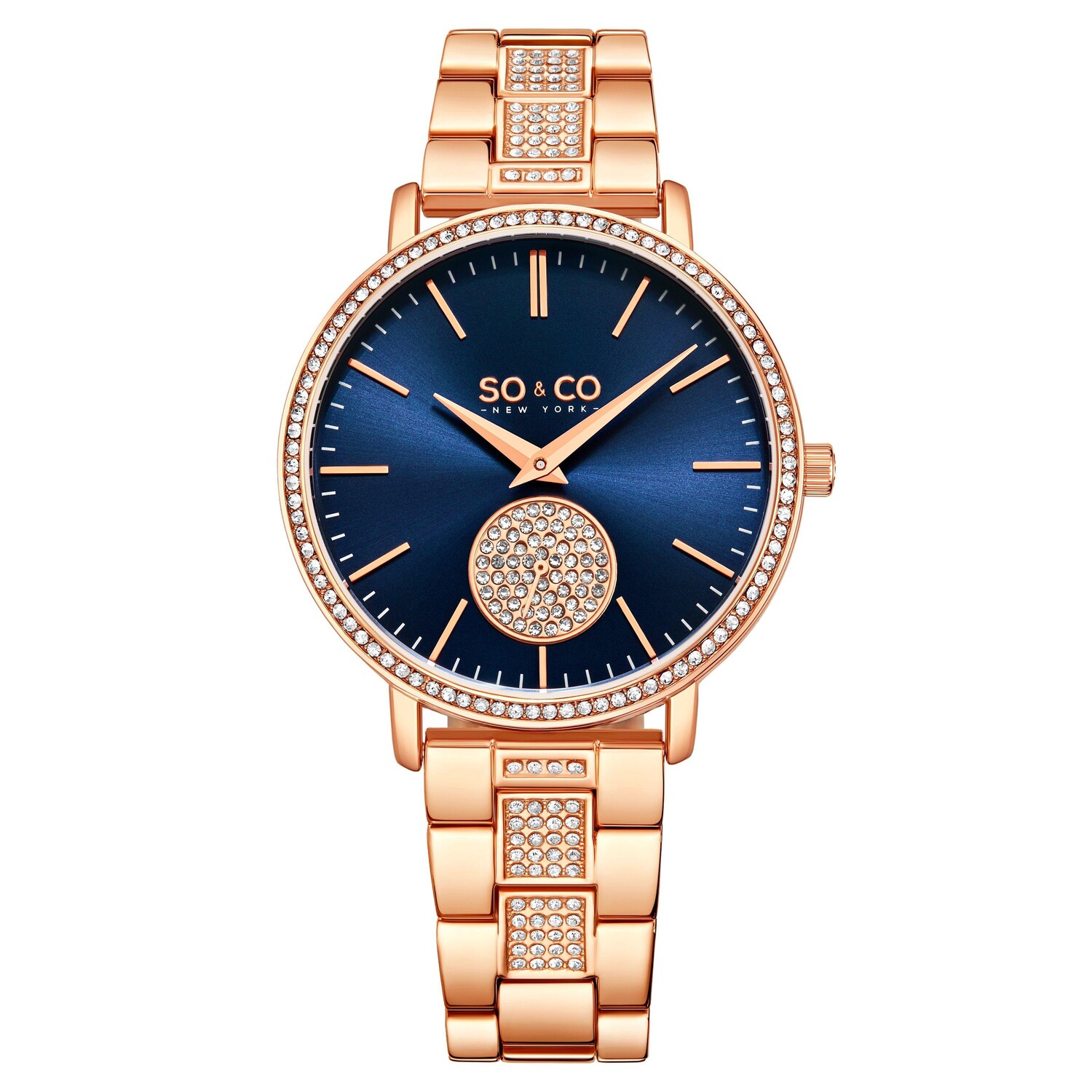 Часы Madison 5525 38 мм с серебряными кристаллами и браслетом из нержавеющей стали — модель 5525 SO&CO, синий
Часы Madison 5525 38 мм с серебряными кристаллами и браслетом из нержавеющей стали — модель 5525 SO&CO, синий