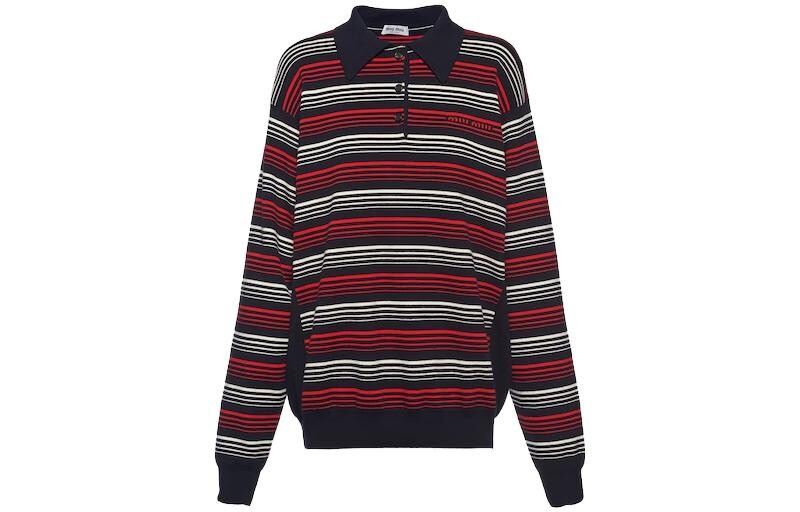 Рубашка поло женская синяя Miu Miu
Рубашка поло женская синяя Miu Miu