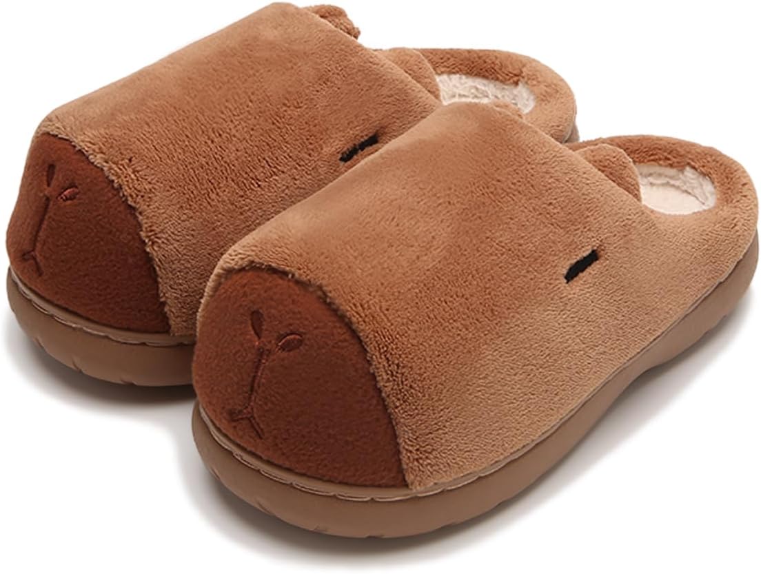 Тапочки XUNBAI с капибарой для женщин и мужчин, тапочки с персонажами, милые тапочки-животные, зимние мультяшные тапочки для женщин, уютные домашние тапочки, хаки
Тапочки XUNBAI с капибарой для женщин и мужчин, тапочки с персонажами, милые тапочки-животные, зимние мультяшные тапочки для женщин, уютные домашние тапочки, хаки