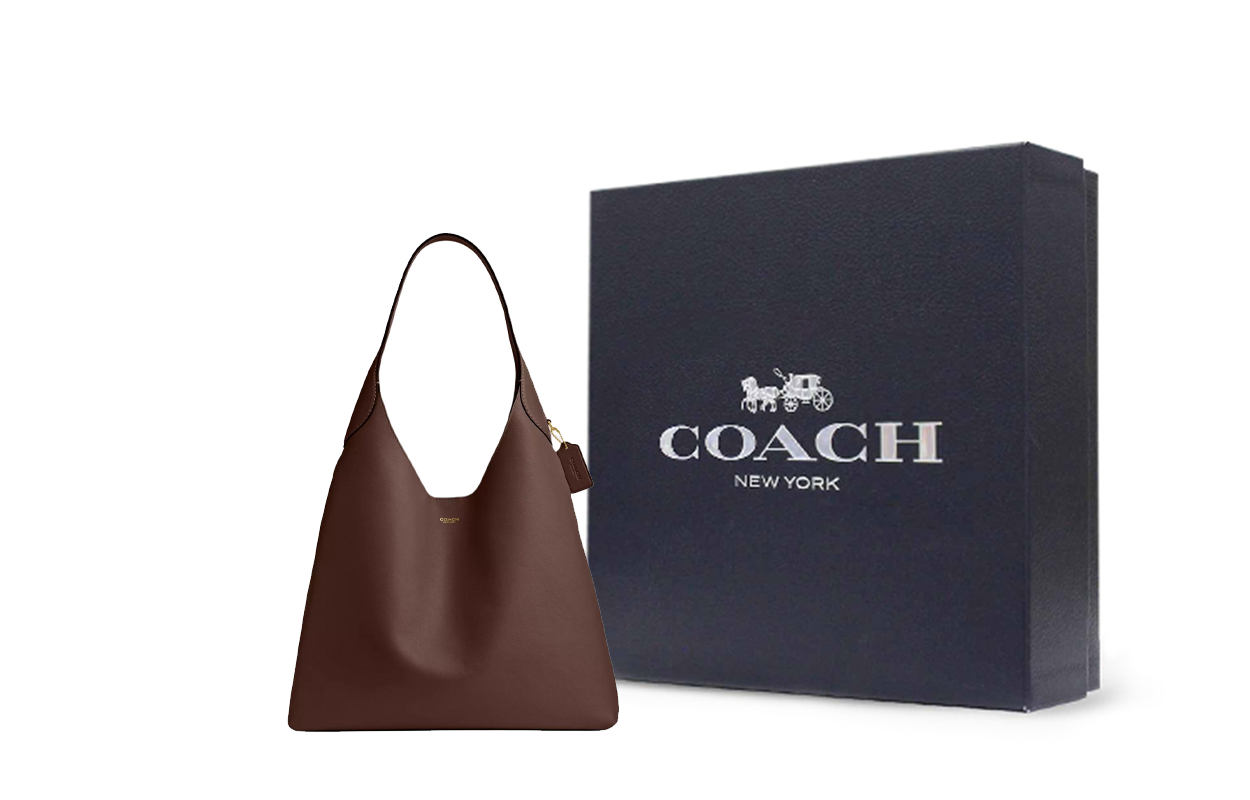 COACH Бруклинская натуральная кожаная сумка хобо
COACH Бруклинская натуральная кожаная сумка хобо