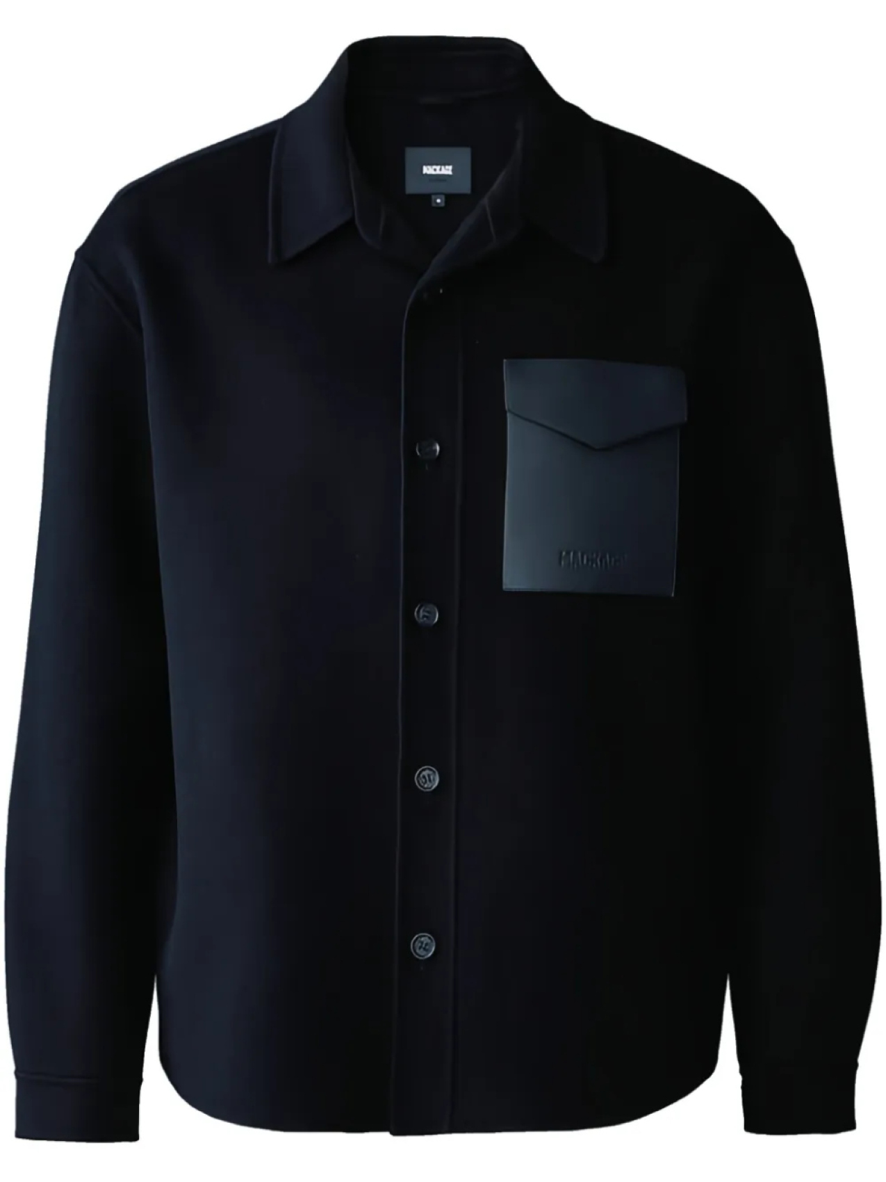 Рубашка с накладным карманом Mackage, черный
Рубашка с накладным карманом Mackage, черный