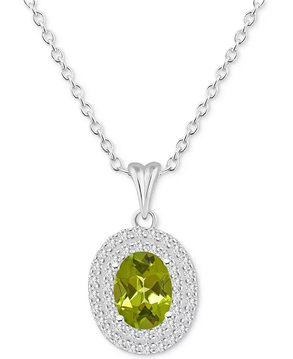 Ожерелье с подвеской 18 дюймов с овальным ореолом из родолитового граната (1,5 карата tw) и белого топаза (3/8 карата tw) из стерлингового серебра (также из цитрина, перидота, аметиста и голубого топаза) Macy'S, peridot
Ожерелье с подвеской 18 дюймов с овальным ореолом из родолитового граната (1,5 карата tw) и белого топаза (3/8 карата tw) из стерлингового серебра (также из цитрина, перидота, аметиста и голубого топаза) Macy'S, peridot