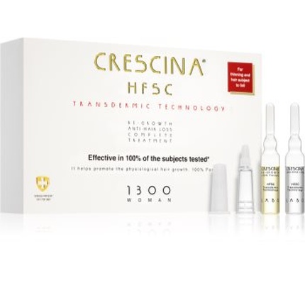 Transdermic 1300 Восстановление роста и против выпадения волос - 4 мл Crescina 
Transdermic 1300 Восстановление роста и против выпадения волос - 4 мл Crescina