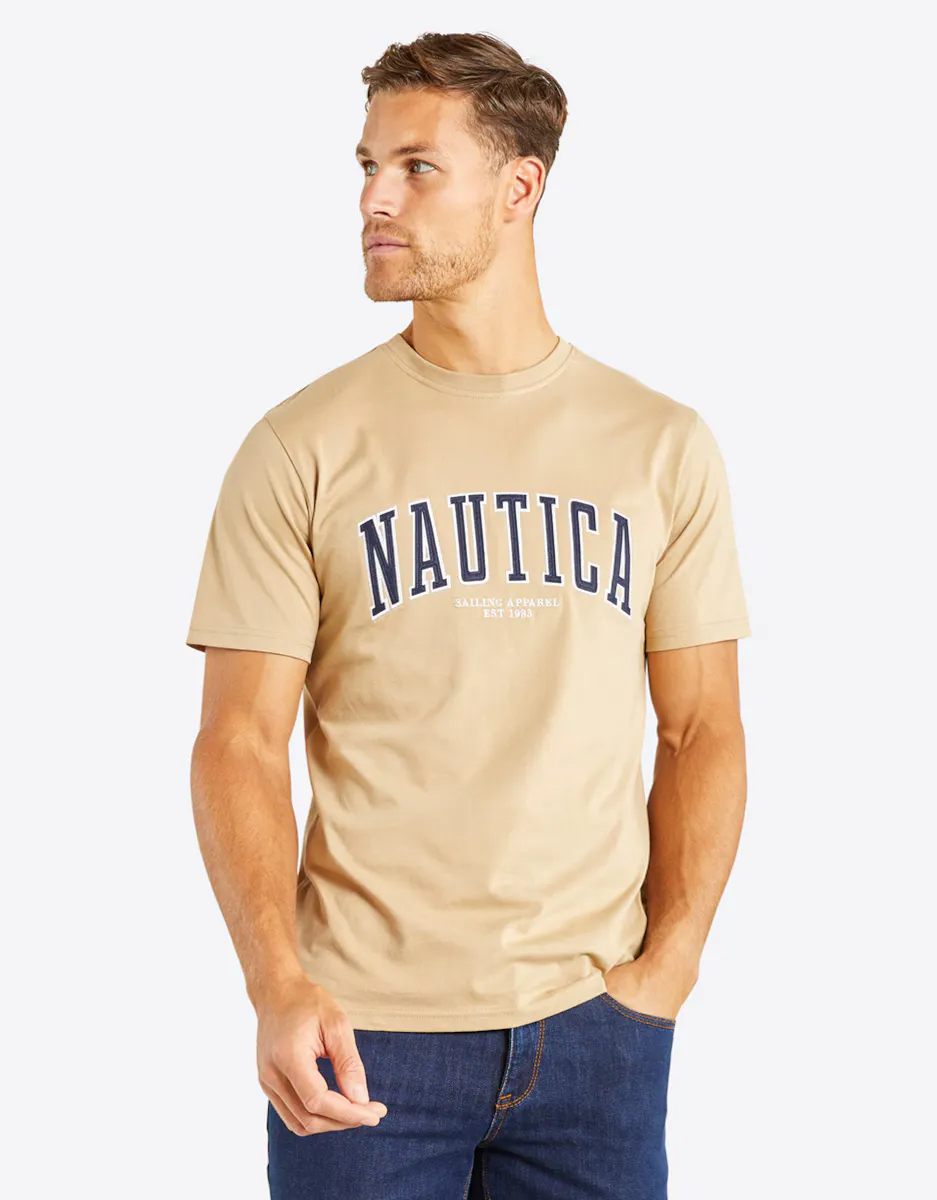 Мужская футболка с короткими рукавами и круглым вырезом Nautica, цвет Marrón claro
Мужская футболка с короткими рукавами и круглым вырезом Nautica, цвет Marrón claro