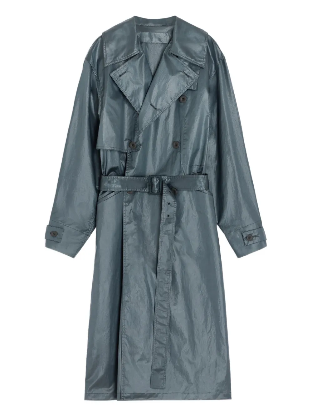 Тренч с эффектом металлик Lemaire, синий
Тренч с эффектом металлик Lemaire, синий