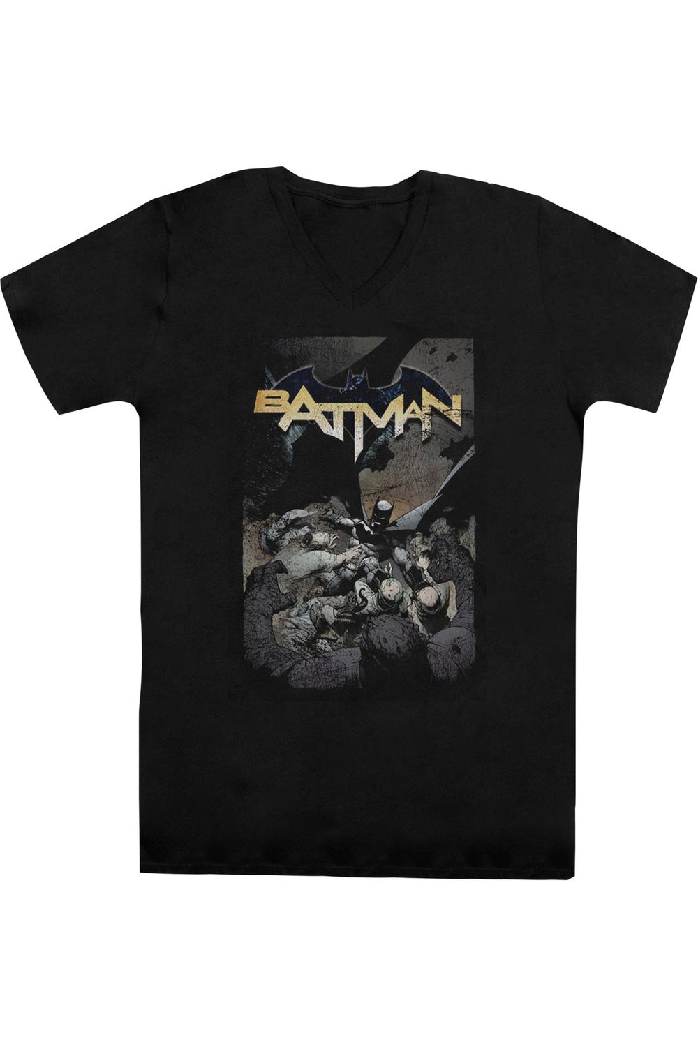 Футболка Batman One с коротким рукавом и V-образным вырезом для взрослых из премиального хлопка Gildan, черный
Футболка Batman One с коротким рукавом и V-образным вырезом для взрослых из премиального хлопка Gildan, черный