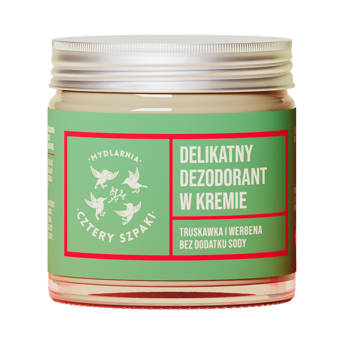 Четыре скворца, Крем-дезодорант, Клубника и Вербена, 60мл Cztery Szpaki
Четыре скворца, Крем-дезодорант, Клубника и Вербена, 60мл Cztery Szpaki