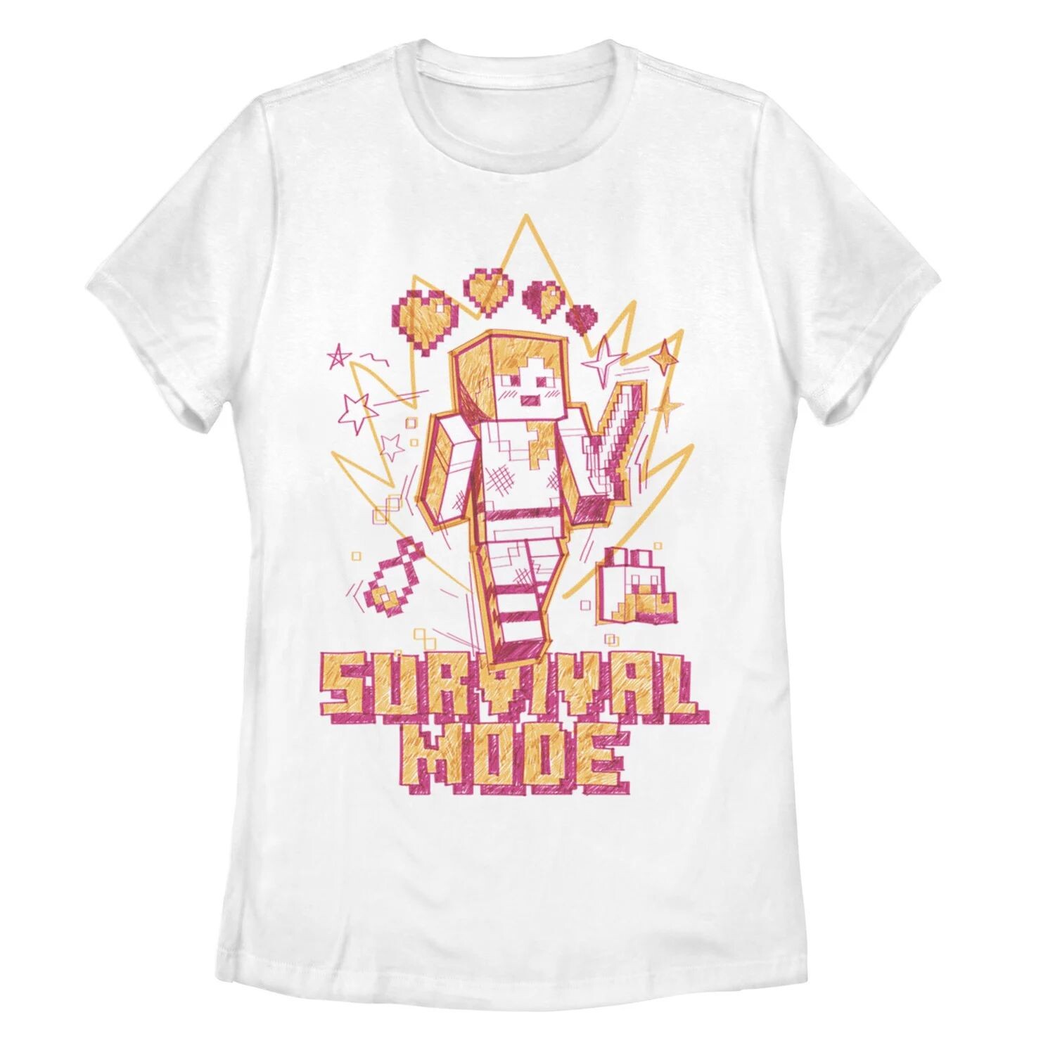 Футболка с портретом и эскизом Minecraft Survival Mode для юниоров Licensed Character
Футболка с портретом и эскизом Minecraft Survival Mode для юниоров Licensed Character