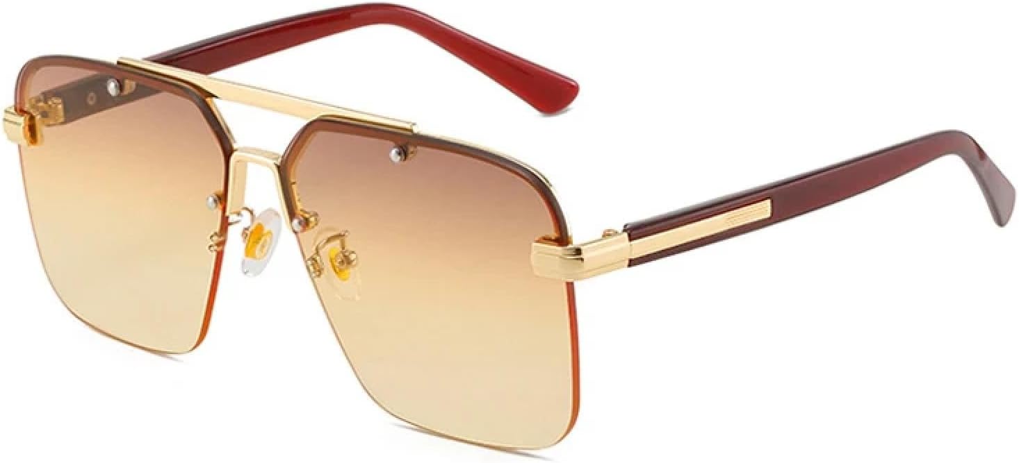 Модные солнцезащитные очки для женщин и мужчин, винтажные, роскошные, с двойной перемычкой, для активного отдыха и вождения, с защитой от УФ-излучения UV400 generic, Brown Gradient Tea
Модные солнцезащитные очки для женщин и мужчин, винтажные, роскошные, с двойной перемычкой, для активного отдыха и вождения, с защитой от УФ-излучения UV400 generic, Brown Gradient Tea