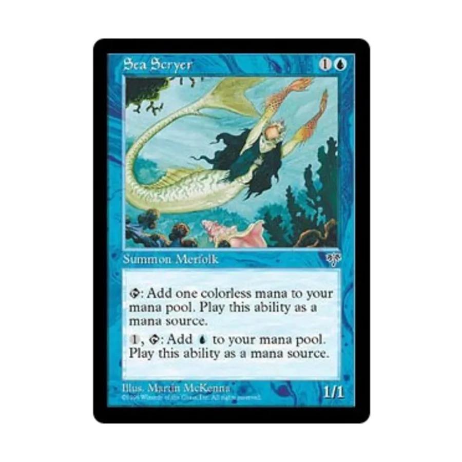 CCG Морской провидец (клавиша C), MTG - Mirage
CCG Морской провидец (клавиша C), MTG - Mirage