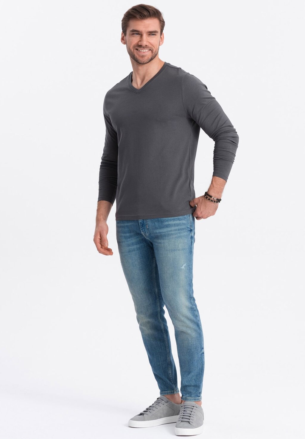 Рубашка с длинным рукавом Ombre, темно-серая
Рубашка с длинным рукавом Ombre, темно-серая