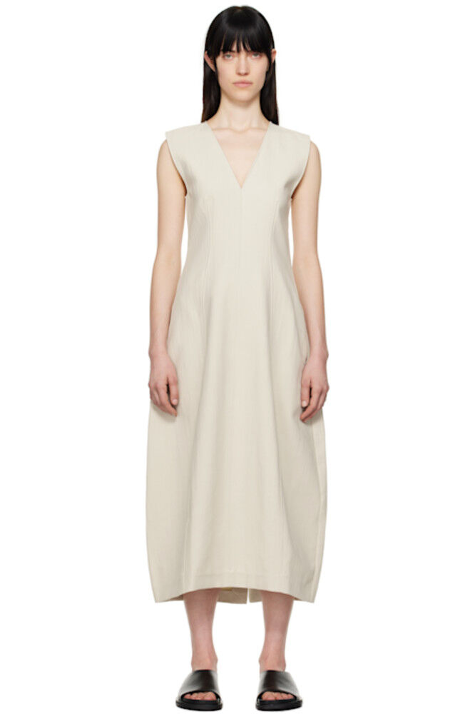 Платье миди цвета «Off-White» от Enna Studio Nicholson
Платье миди цвета «Off-White» от Enna Studio Nicholson