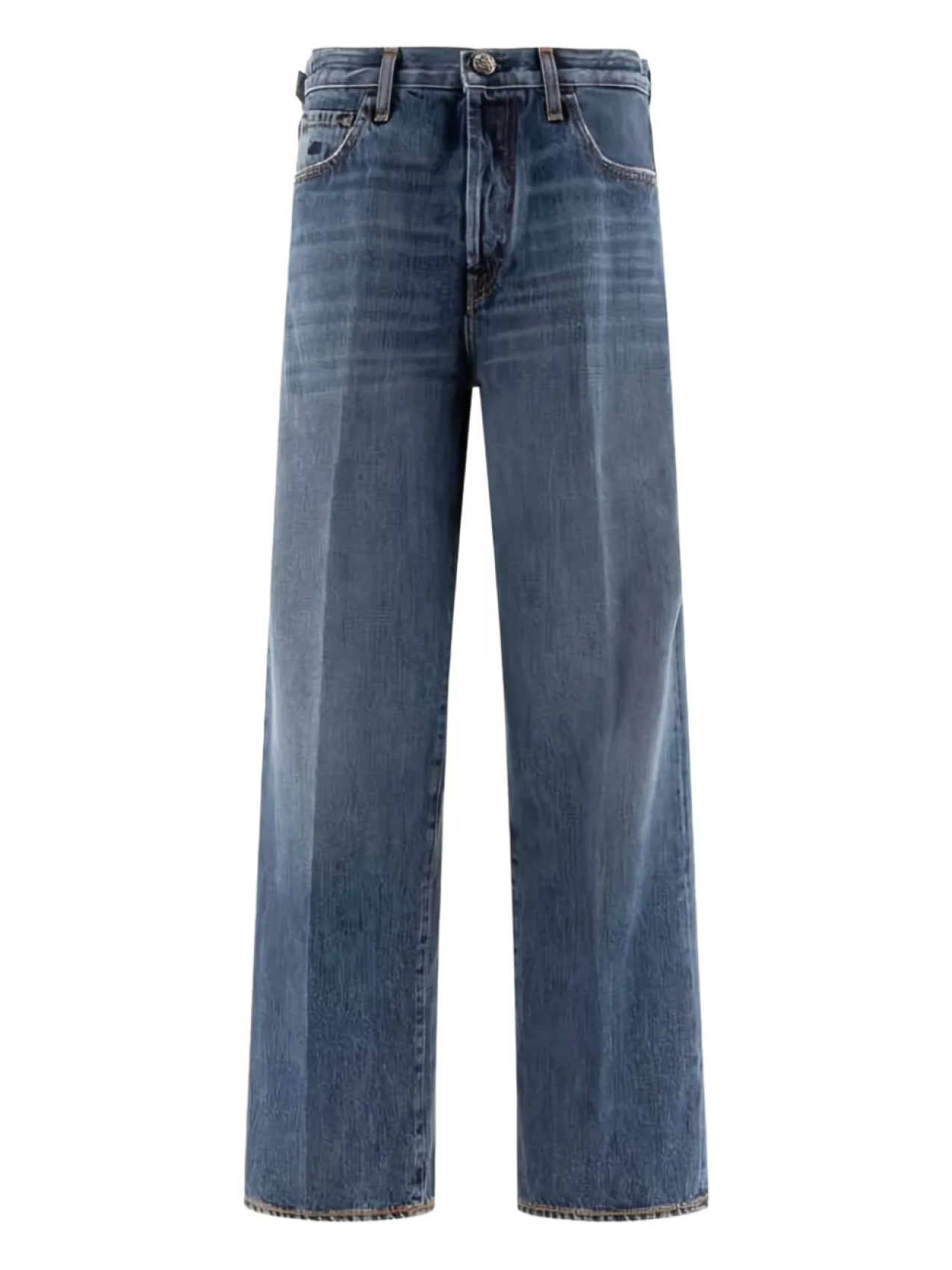 Широкие джинсы из хлопка Jacob Cohën, синий
Широкие джинсы из хлопка Jacob Cohën, синий