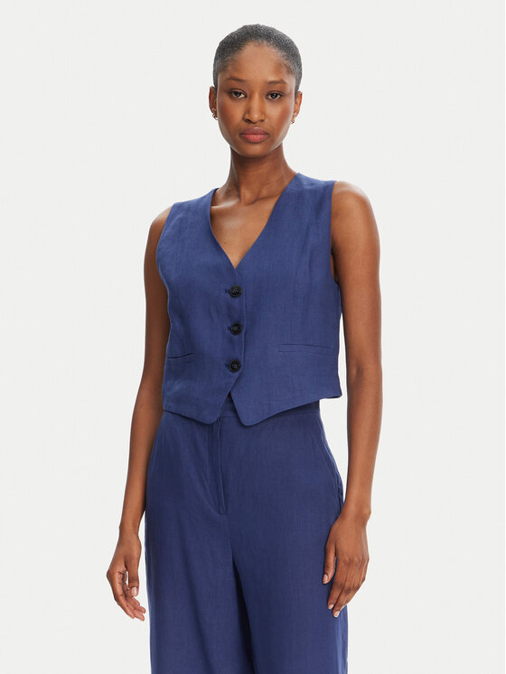 Жилет для костюма стандартный крой Anemone 2515151012 Marella, синий
Жилет для костюма стандартный крой Anemone 2515151012 Marella, синий