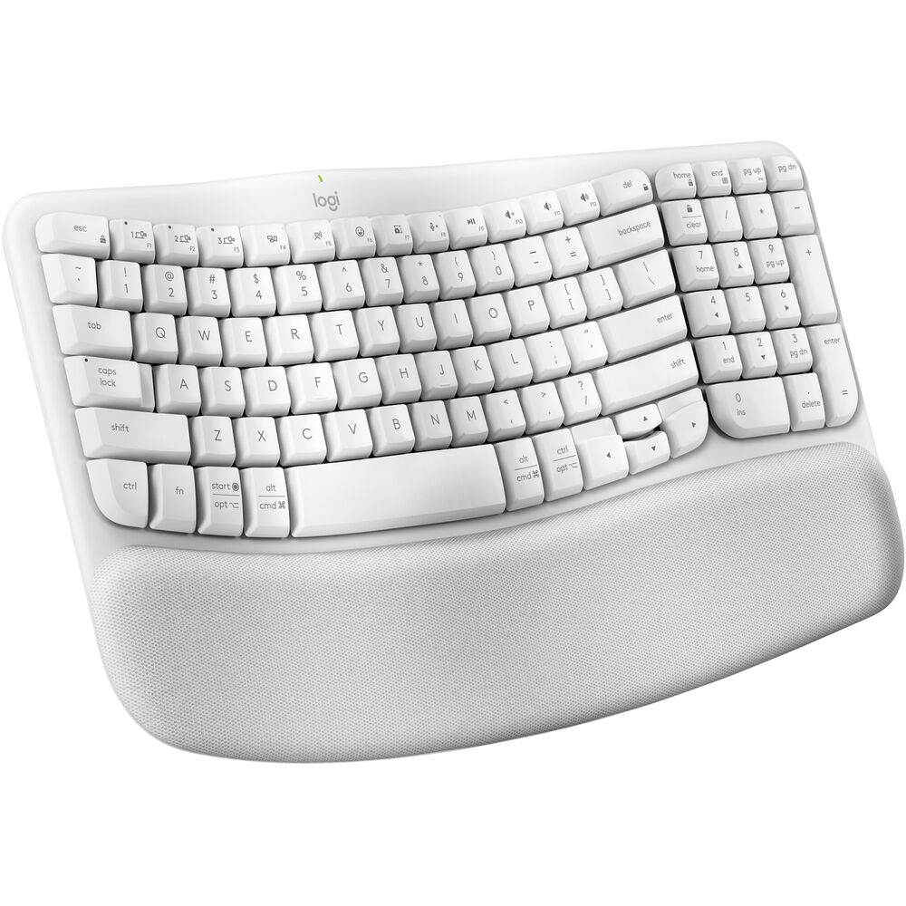 Беспроводная эргономичная клавиатура Logitech Wave Keys (белая с оттенком)
Беспроводная эргономичная клавиатура Logitech Wave Keys (белая с оттенком)