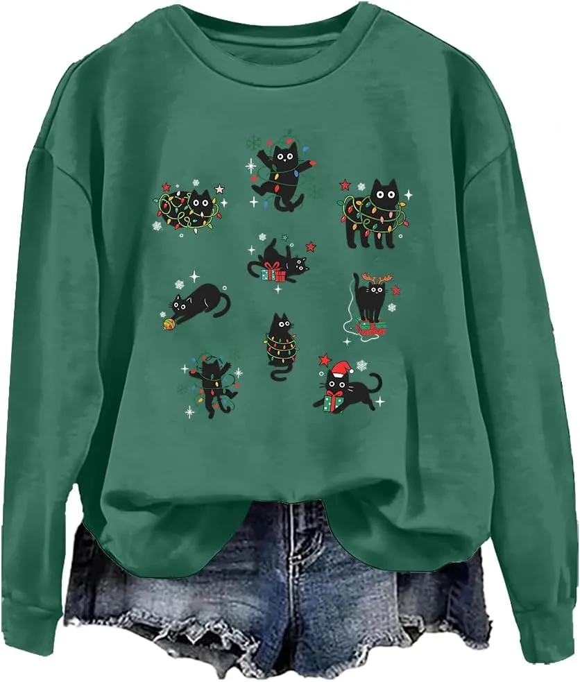 Свитшот Funny Christmas с черными котами NACJOM
Свитшот Funny Christmas с черными котами NACJOM