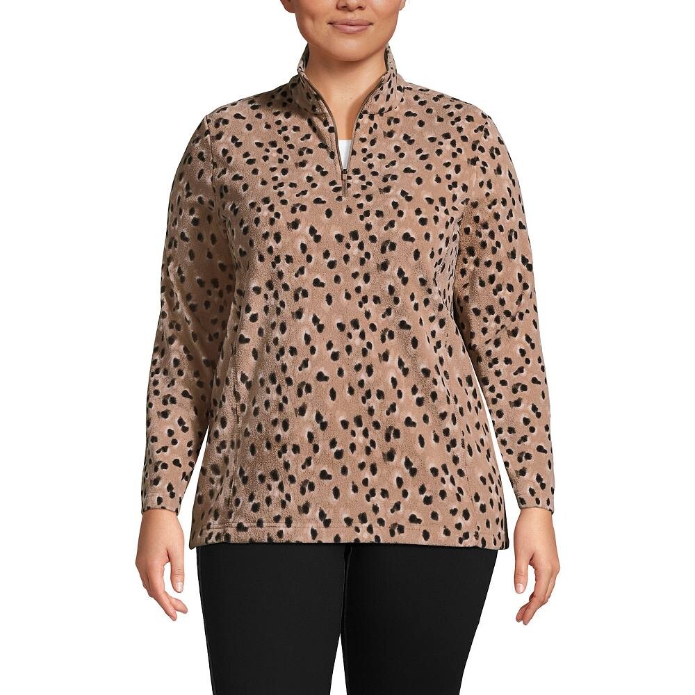 Флисовый пуловер с молнией 1/4 Petite Lands' End, цвет Brown Animal Spots
Флисовый пуловер с молнией 1/4 Petite Lands' End, цвет Brown Animal Spots