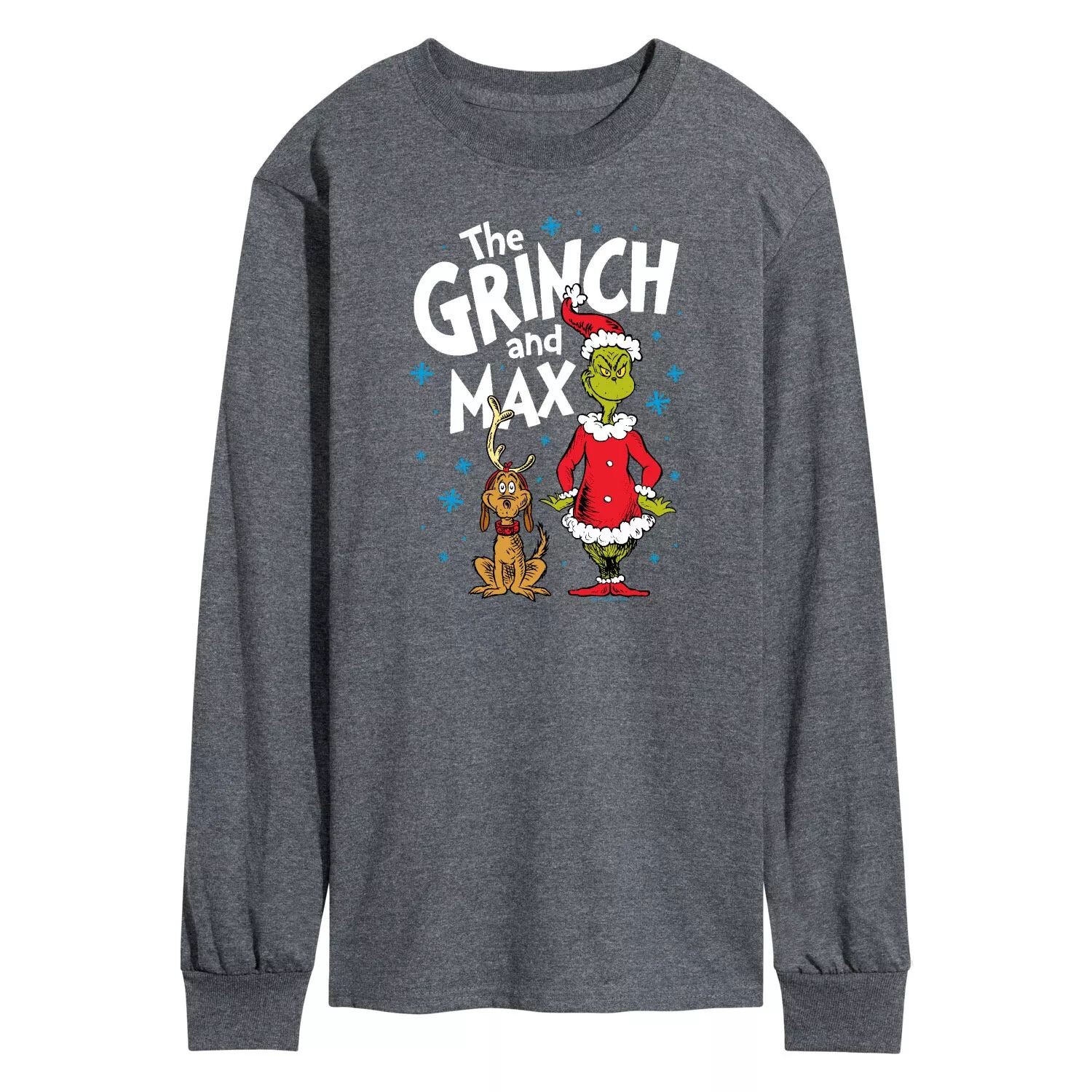 Мужская футболка с длинными рукавами Dr. Seuss The Grinch and Max Licensed Character
Мужская футболка с длинными рукавами Dr. Seuss The Grinch and Max Licensed Character
