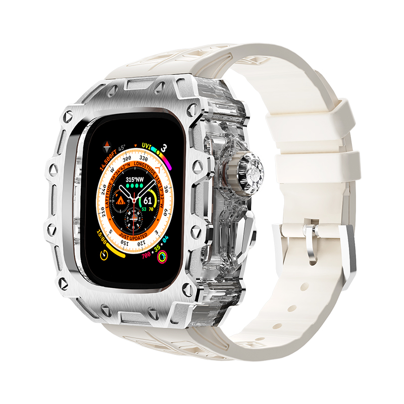 HUALIMEI Часы Strap Huawei Compatibility FKM Fluoroelastomer Material, Silver + white band
HUALIMEI Часы Strap Huawei Compatibility FKM Fluoroelastomer Material, Silver + white band