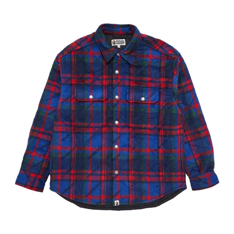 Куртка BAPE Logo Check Pattern Padded Flannel Shirt 'Navy', синий
Куртка BAPE Logo Check Pattern Padded Flannel Shirt 'Navy', синий