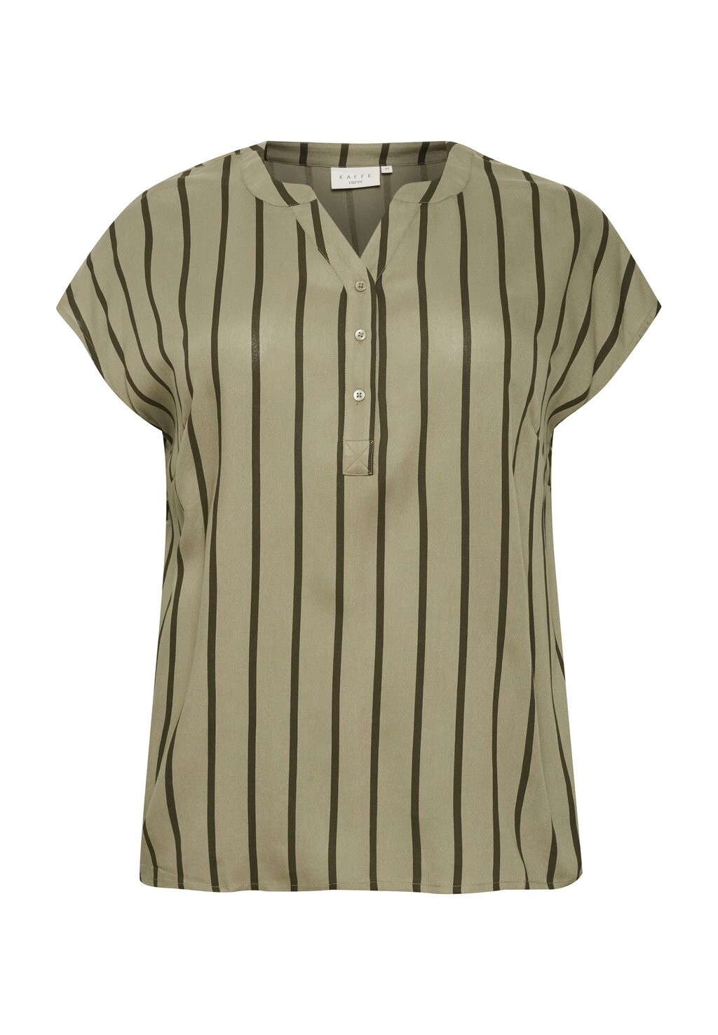 Блуза KCSIDA WING SL Kaffe Curve, зеленый 
Блуза KCSIDA WING SL Kaffe Curve, зеленый