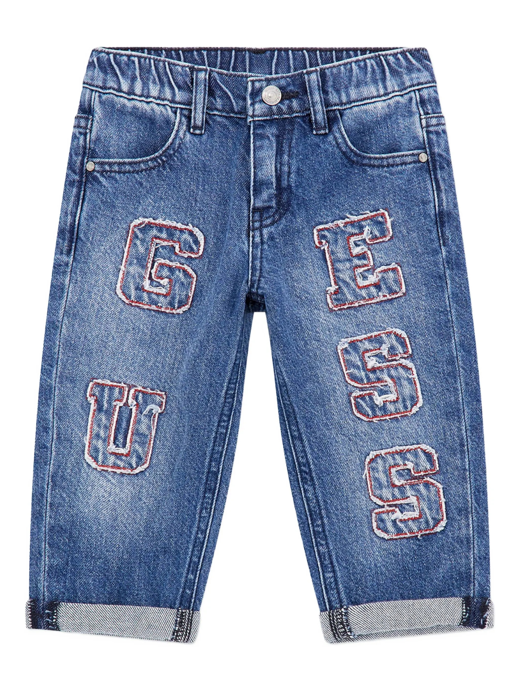 Джинсы с вышитым логотипом Guess Kids, синий
Джинсы с вышитым логотипом Guess Kids, синий