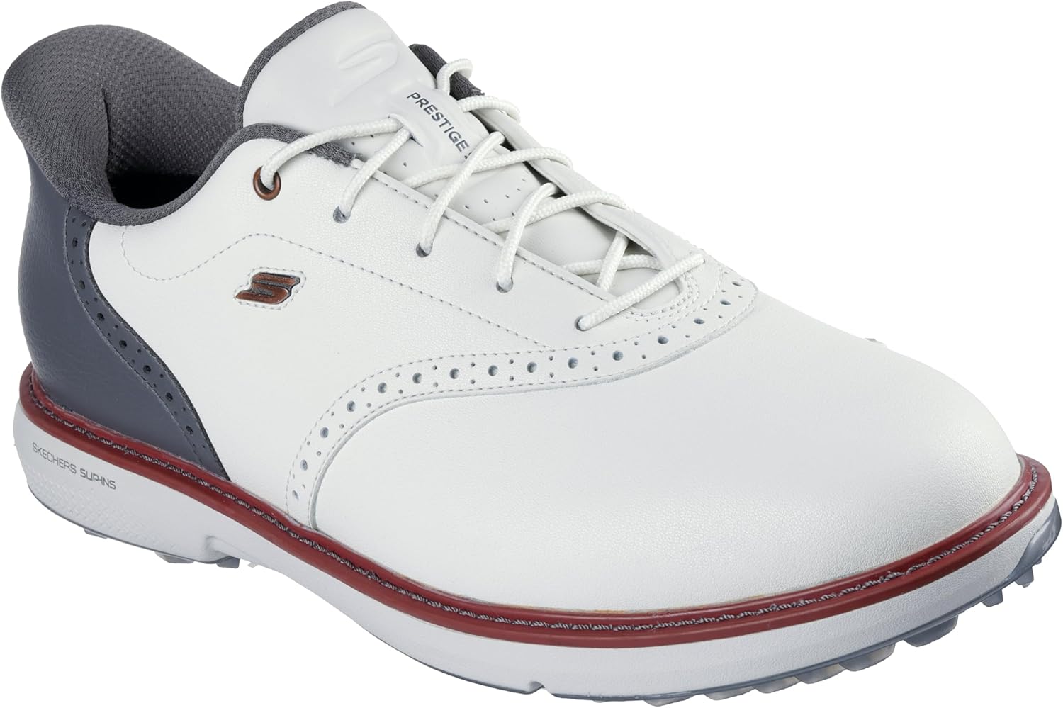 Мужские гольф-кроссовки Skechers Prestige с анатомической стелькой, серый
Мужские гольф-кроссовки Skechers Prestige с анатомической стелькой, серый