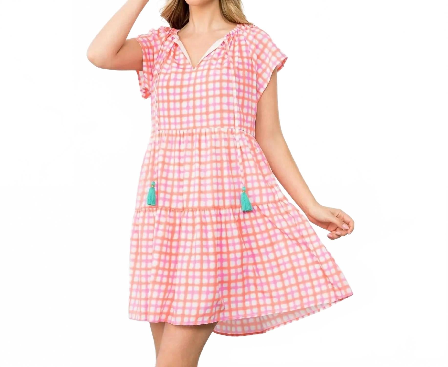 THML Мини-платье Джиджи розового цвета
THML Мини-платье Джиджи розового цвета