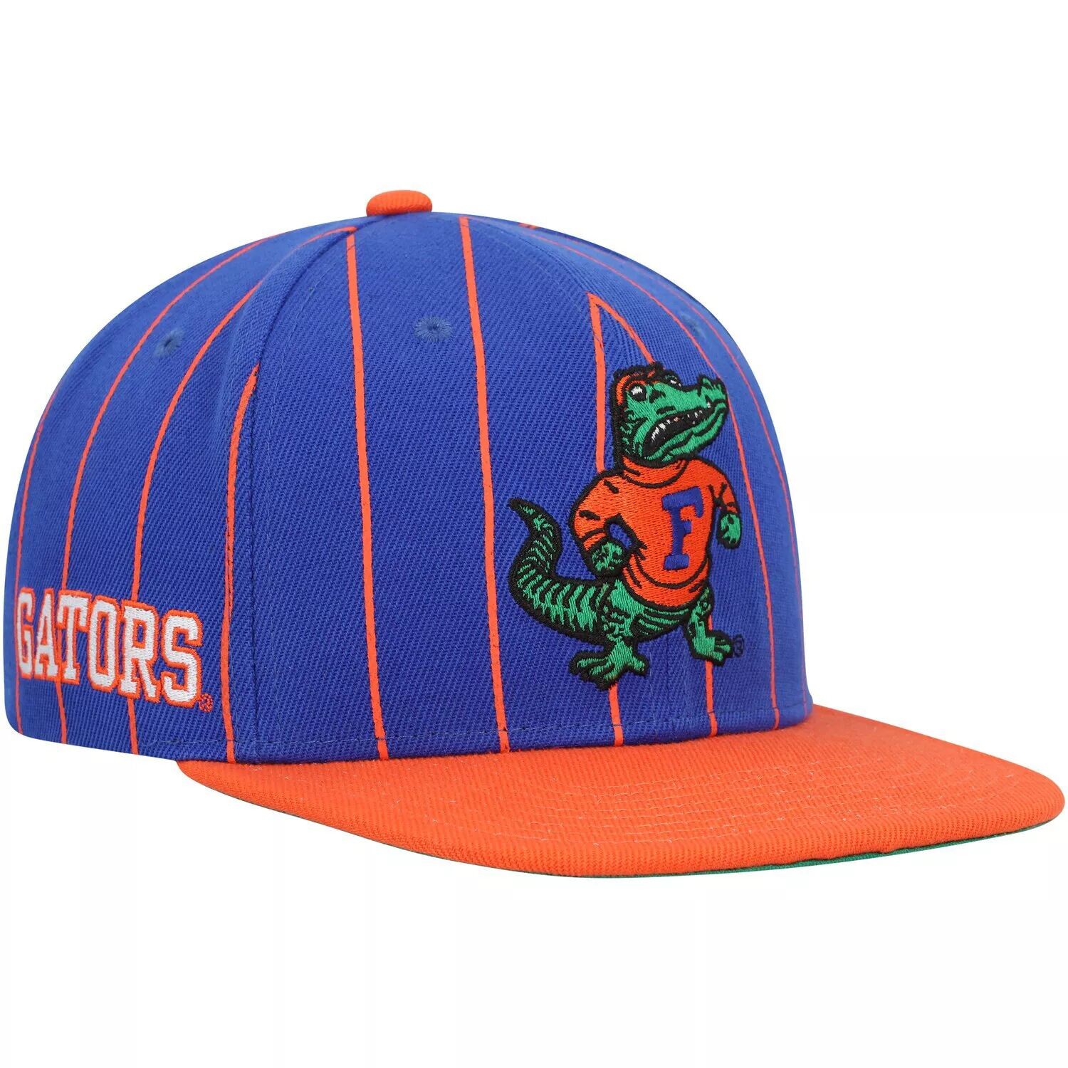 Мужская кепка в тонкую полоску с застежкой Mitchell & Ness Royal Florida Gators Team 
Мужская кепка в тонкую полоску с застежкой Mitchell & Ness Royal Florida Gators Team