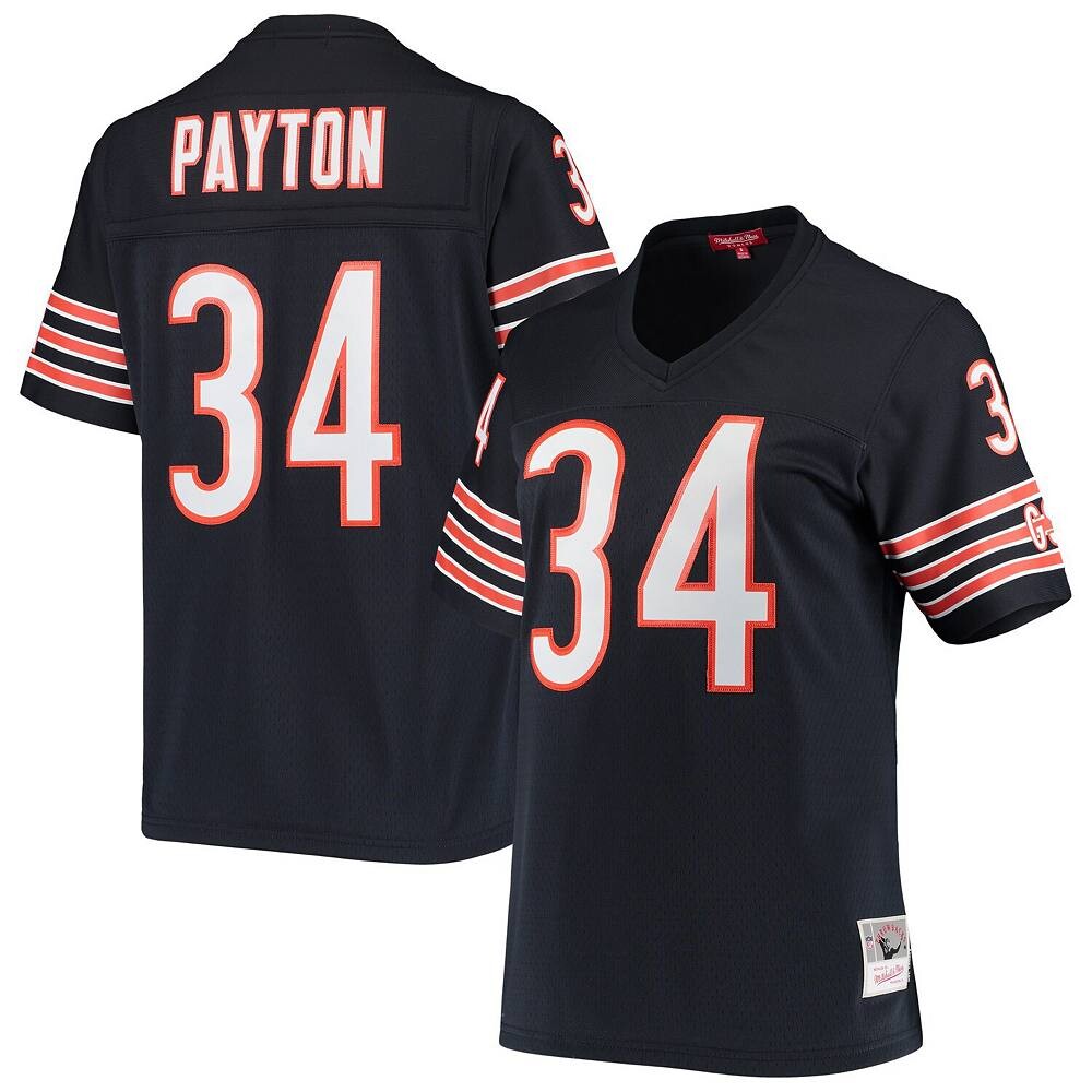 Женская футболка Mitchell & Ness Walter Payton Navy Chicago Bears 1985 Legacy Replica Джерси, цвет Brs Navy
Женская футболка Mitchell & Ness Walter Payton Navy Chicago Bears 1985 Legacy Replica Джерси, цвет Brs Navy