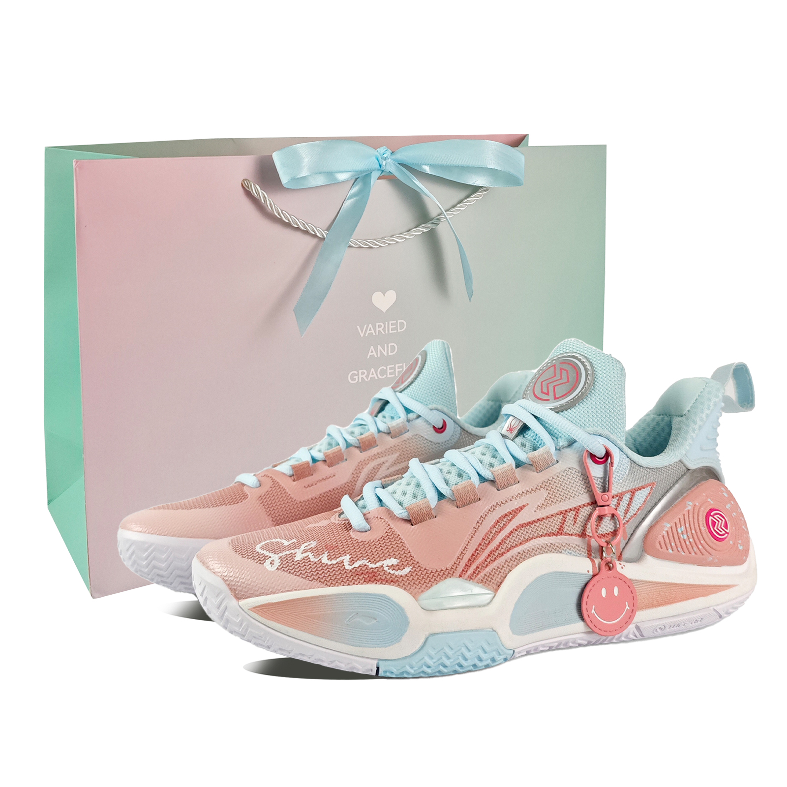 LiNing Баскетбольные кроссовки с низким верхом, амортизирующие, нескользящие, износостойкие, мужские, розовые
LiNing Баскетбольные кроссовки с низким верхом, амортизирующие, нескользящие, износостойкие, мужские, розовые