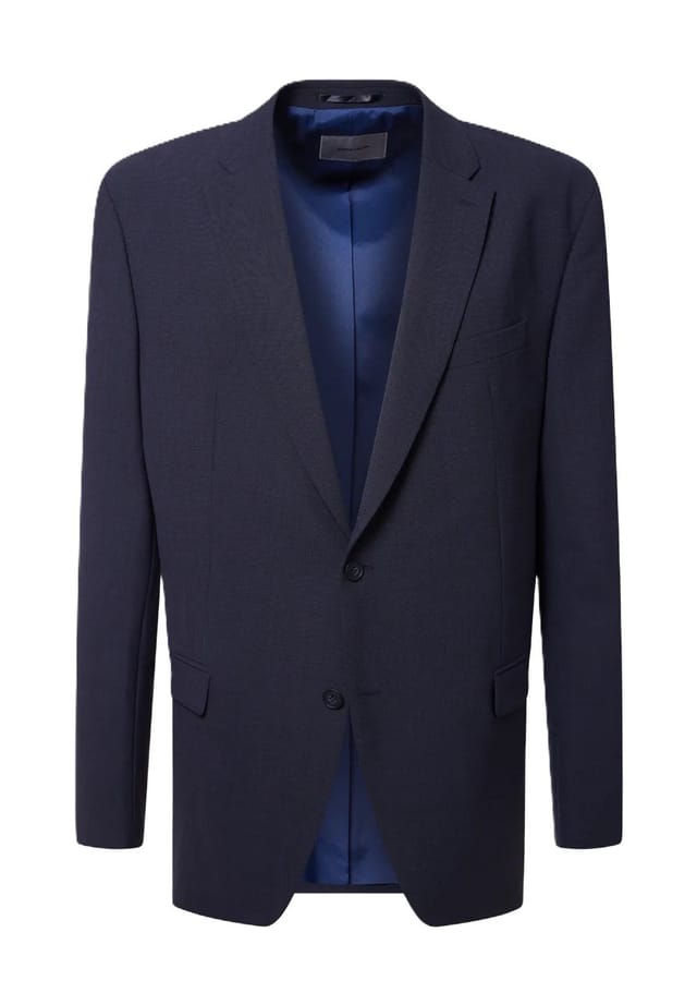 Пиджак "pc-grant-r" воротник-лацкан Pierre Cardin, синий 
Пиджак "pc-grant-r" воротник-лацкан Pierre Cardin, синий