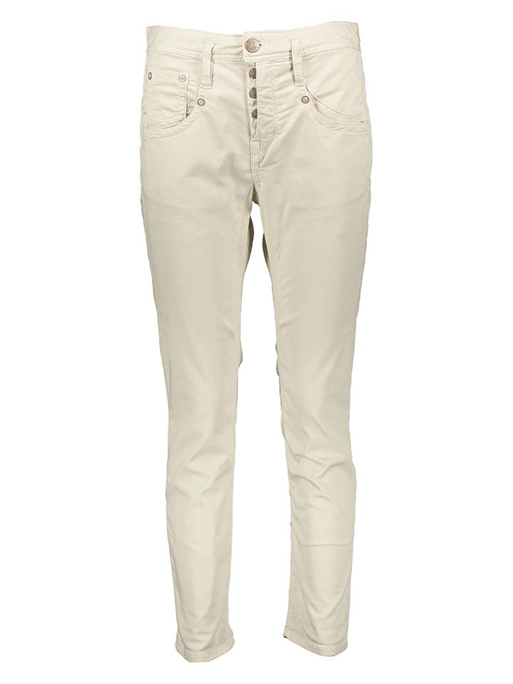 Тканевые брюки Herrlicher, кремовый 
Тканевые брюки Herrlicher, кремовый