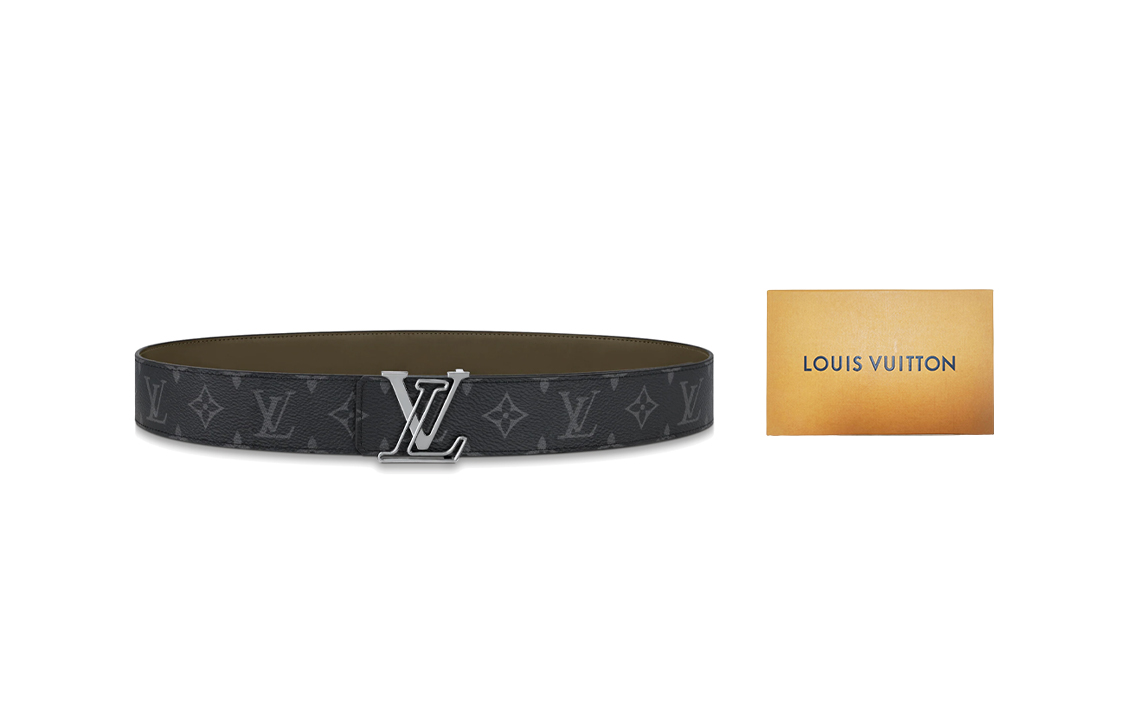 Ремень Lv Line реверсивный Monogram Eclipse 40MM LOUIS VUITTON, черный/зеленый
Ремень Lv Line реверсивный Monogram Eclipse 40MM LOUIS VUITTON, черный/зеленый