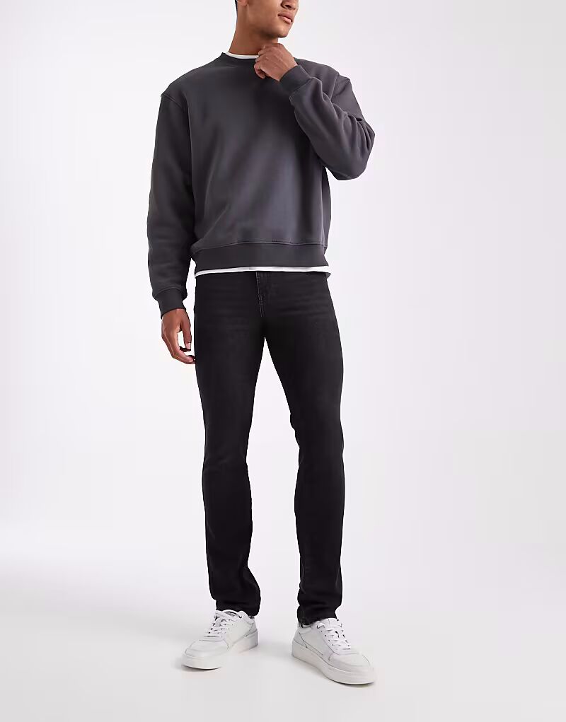 Узкие джинсы Snap прямого кроя черного цвета Dr Denim
Узкие джинсы Snap прямого кроя черного цвета Dr Denim