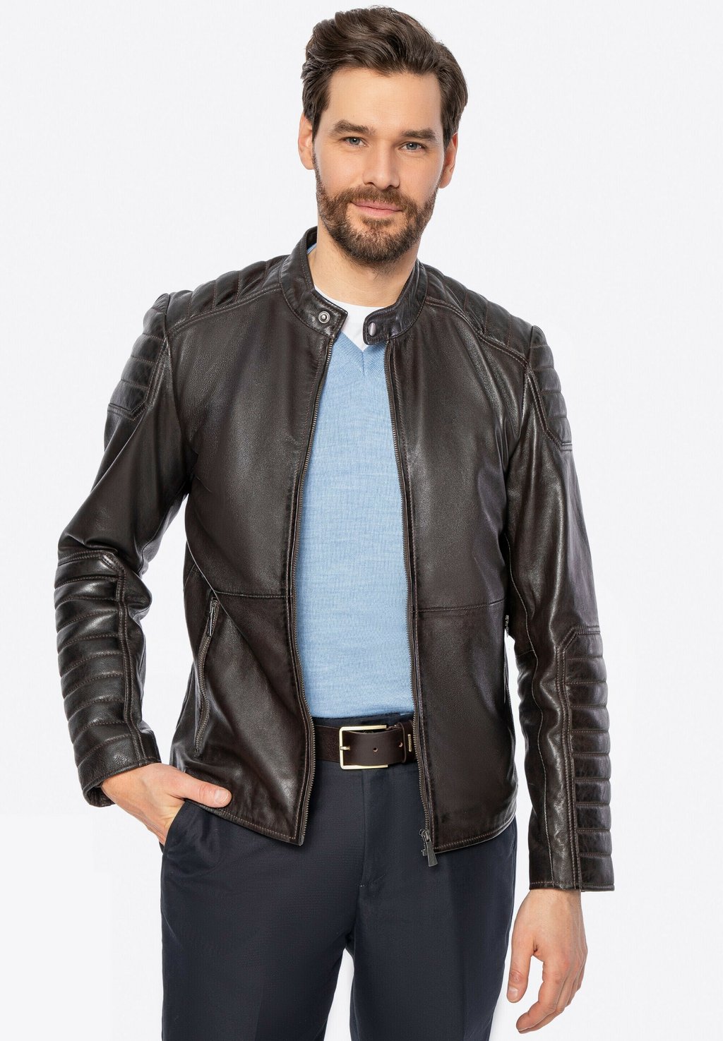 Кожаная куртка WITTCHEN, темно-коричневый
Кожаная куртка WITTCHEN, темно-коричневый