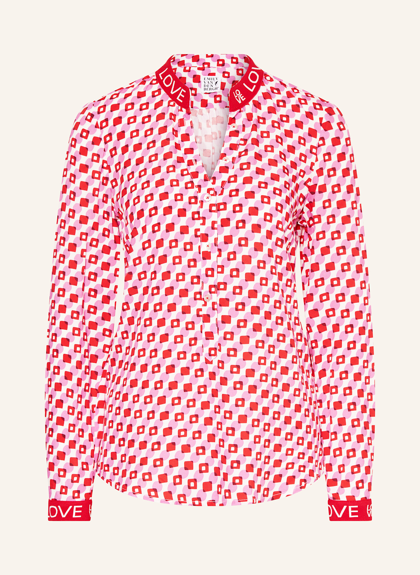 Блузка рубашка Emily Van Den Bergh, мультиколор
Блузка рубашка Emily Van Den Bergh, мультиколор