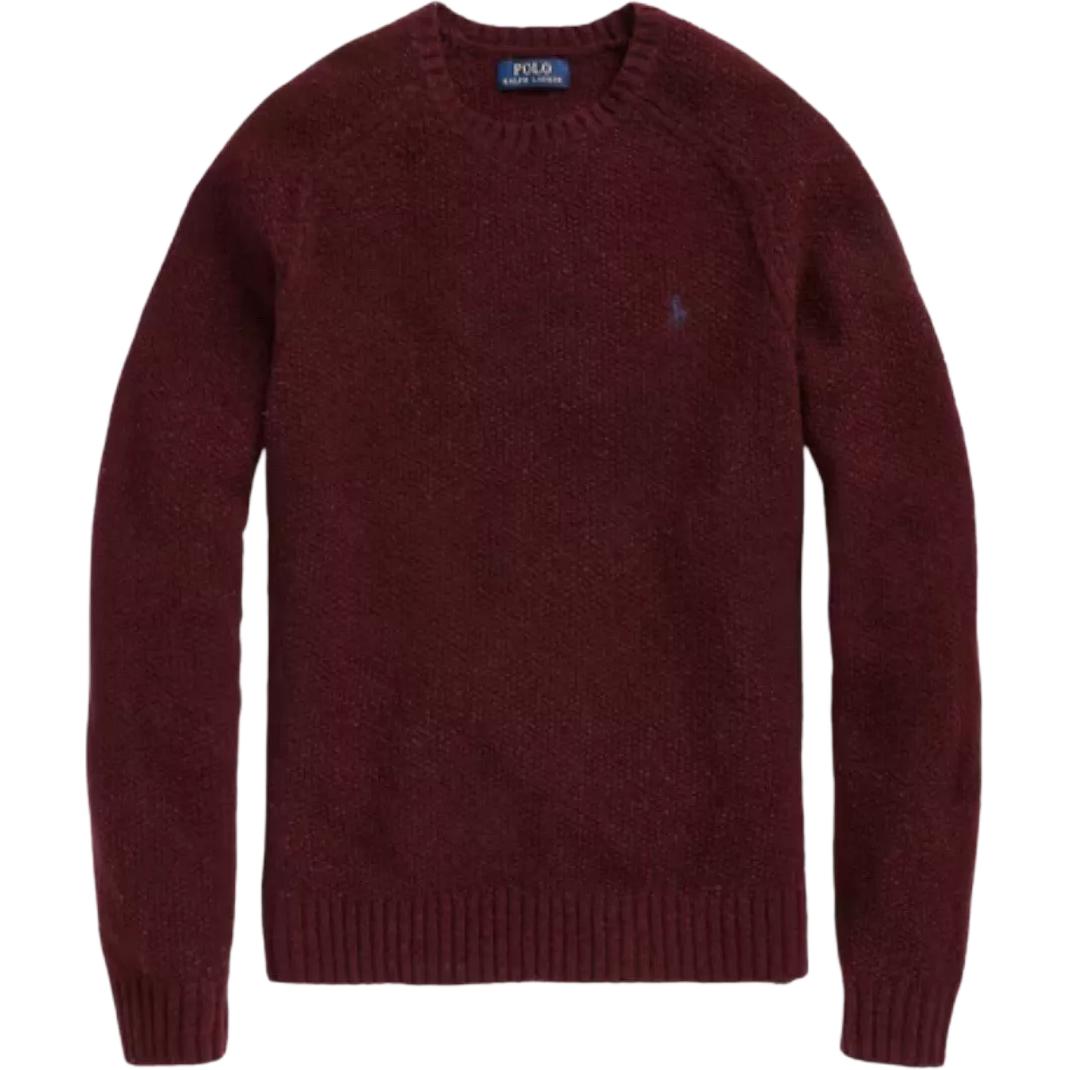 Детский ребристый свитер с круглым вырезом Polo Ralph Lauren, Wine
Детский ребристый свитер с круглым вырезом Polo Ralph Lauren, Wine