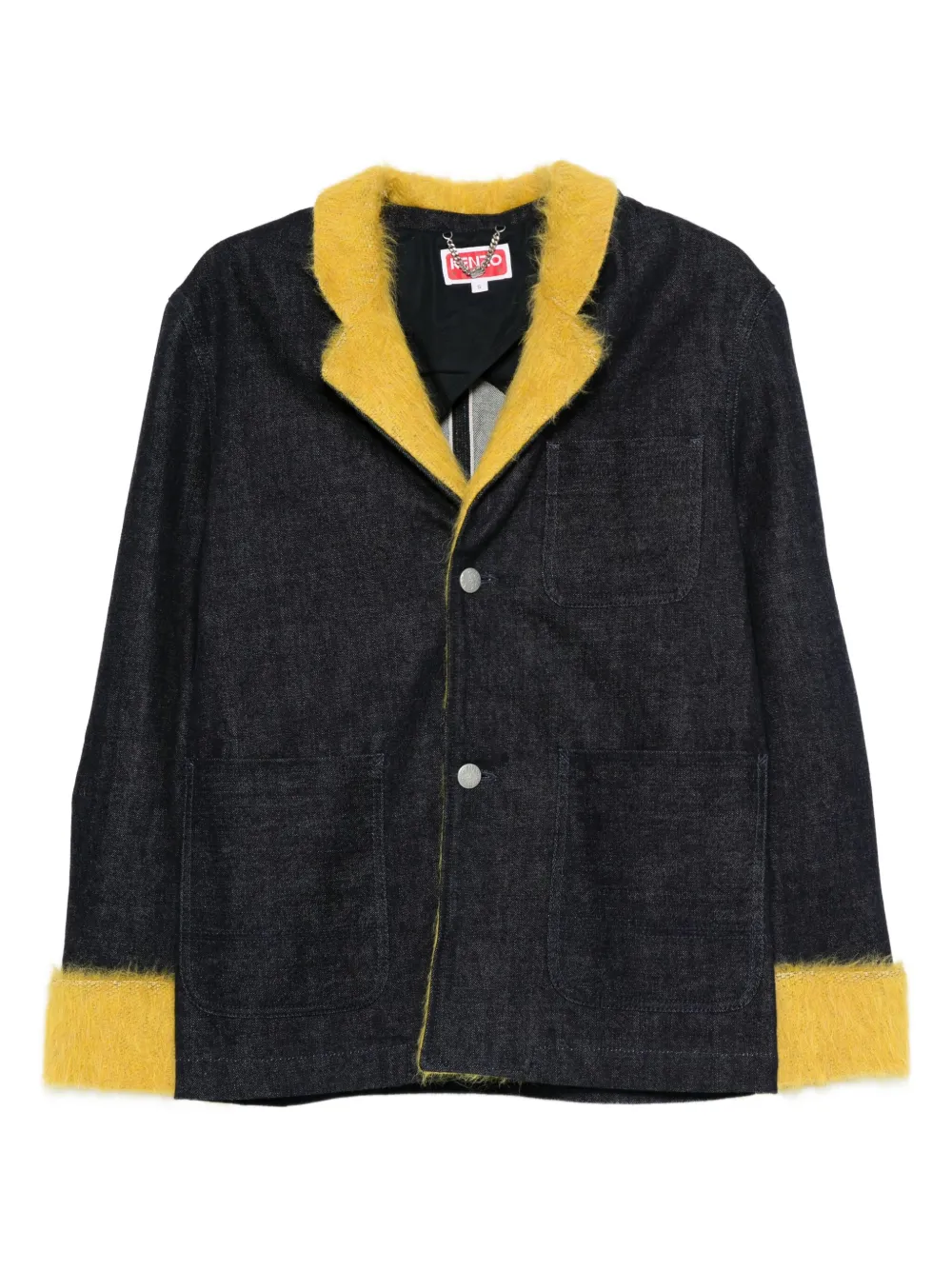 Джинсовая куртка с контрастной отделкой Kenzo, синий
Джинсовая куртка с контрастной отделкой Kenzo, синий