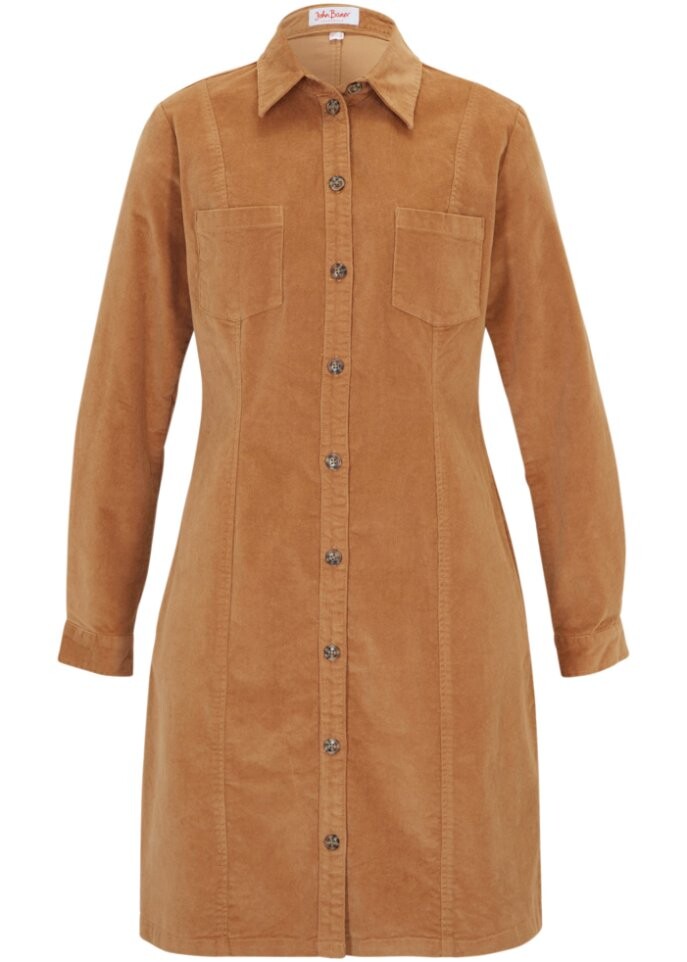 Вельветовое платье стрейч John Baner Jeanswear, коричневый
Вельветовое платье стрейч John Baner Jeanswear, коричневый