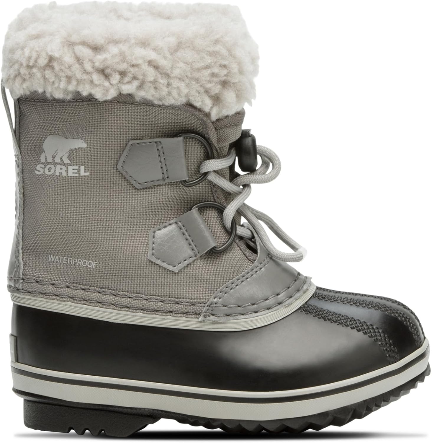 Детские зимние непромокаемые сапоги Sorel Yoot Pac из нейлона, Quarry/Dove
Детские зимние непромокаемые сапоги Sorel Yoot Pac из нейлона, Quarry/Dove