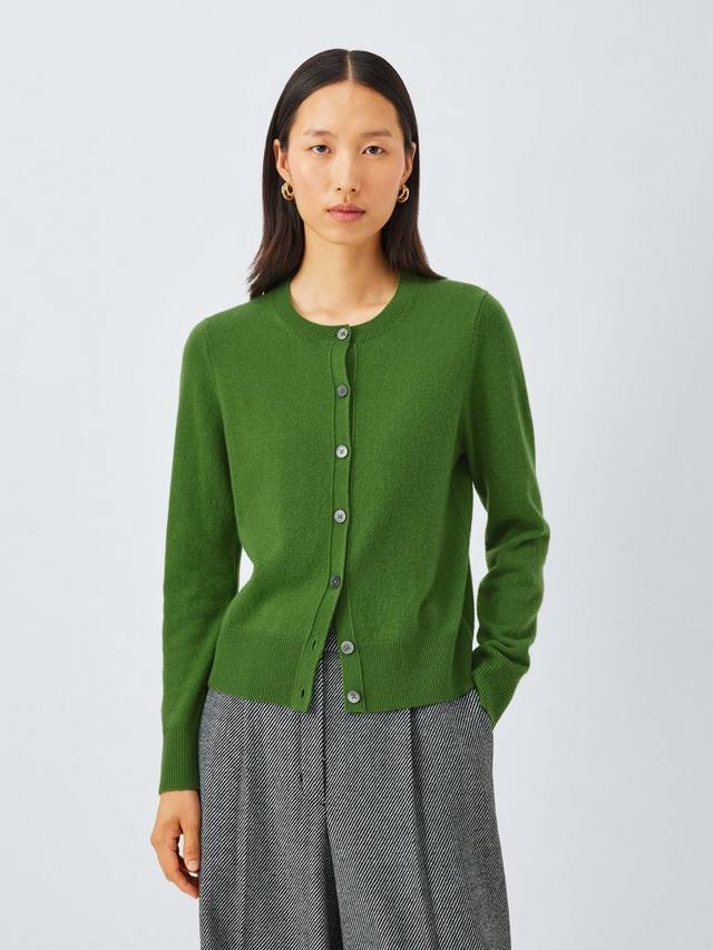 Кашемировый кардиган с воротником-стойкой John Lewis, Green
Кашемировый кардиган с воротником-стойкой John Lewis, Green