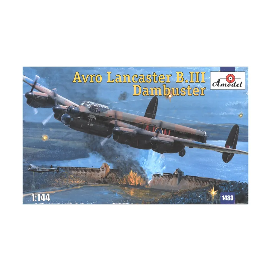 Avro Lancaster B.III Дамбастер-бомбардировщик, Aircraft Models (1:144) (Amodel)
Avro Lancaster B.III Дамбастер-бомбардировщик, Aircraft Models (1:144) (Amodel)