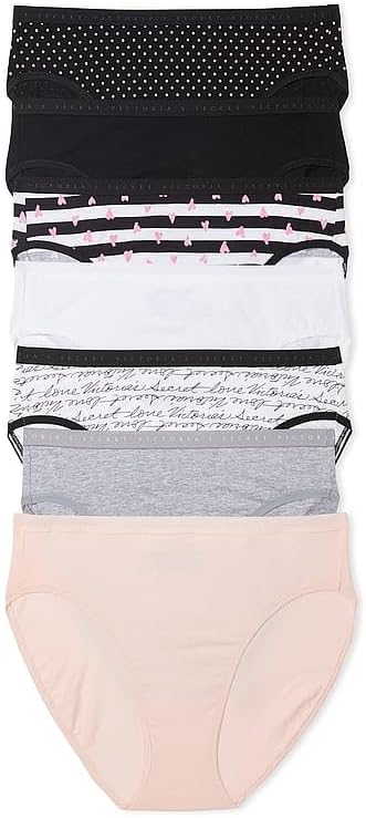 Женские хлопковые трусики Victoria's Secret, трусики с полным покрытием для женщин, набор из нескольких пар (XS-XXL), New Neutrals Mix
Женские хлопковые трусики Victoria's Secret, трусики с полным покрытием для женщин, набор из нескольких пар (XS-XXL), New Neutrals Mix