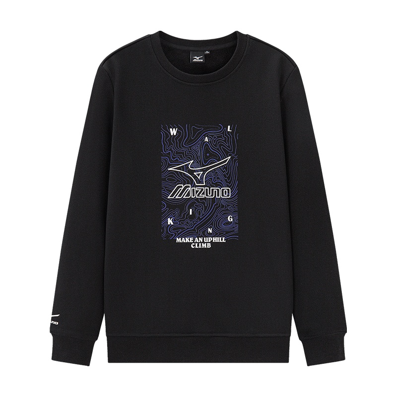 Свитшот унисекс Mizuno, черный
Свитшот унисекс Mizuno, черный