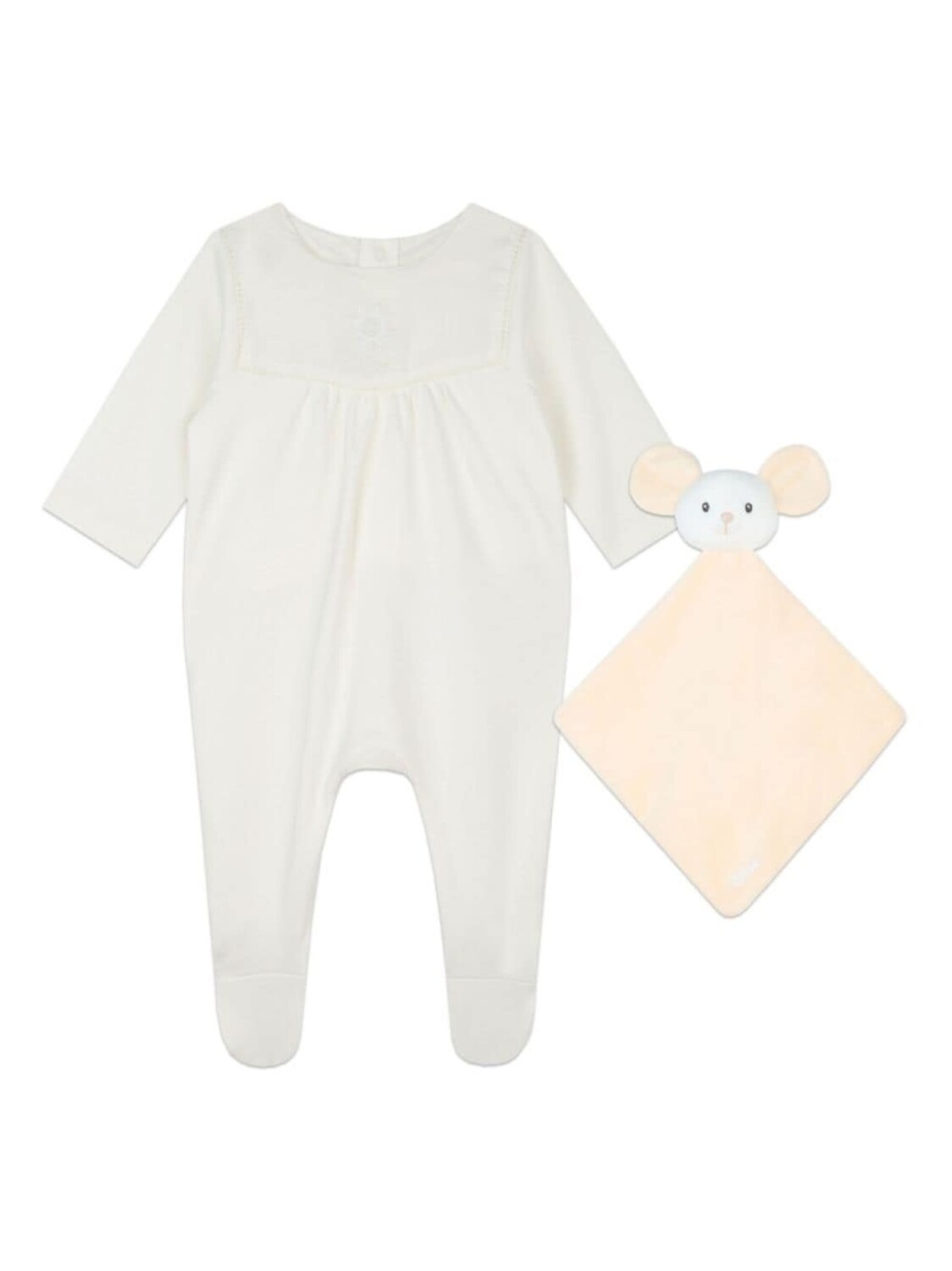 Chloé Kids комплект из пижамы и комфортера с вышитым логотипом, нейтральный цвет
Chloé Kids комплект из пижамы и комфортера с вышитым логотипом, нейтральный цвет