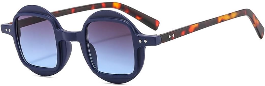 Солнцезащитные очки в стиле панк с маленькой круглой оправой и квадратными линзами, модные, для женщин и мужчин, с защитой от УФ-излучения, класса люкс UATXTAU, Blue Grey
Солнцезащитные очки в стиле панк с маленькой круглой оправой и квадратными линзами, модные, для женщин и мужчин, с защитой от УФ-излучения, класса люкс UATXTAU, Blue Grey