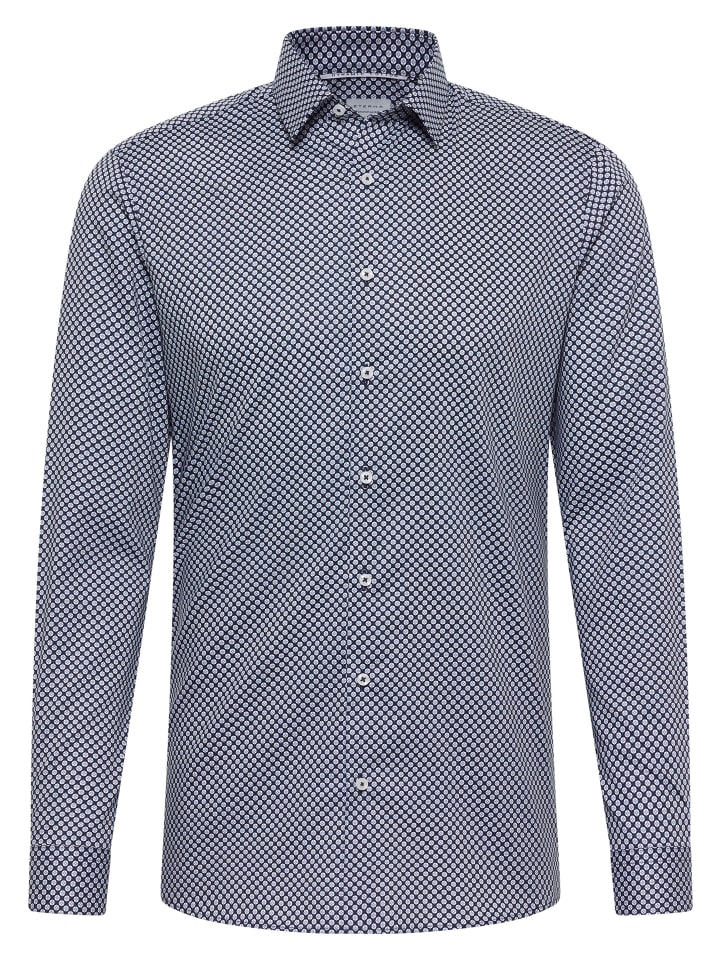 Рубашка SUPER SLIM темно-синего цвета Eterna
Рубашка SUPER SLIM темно-синего цвета Eterna