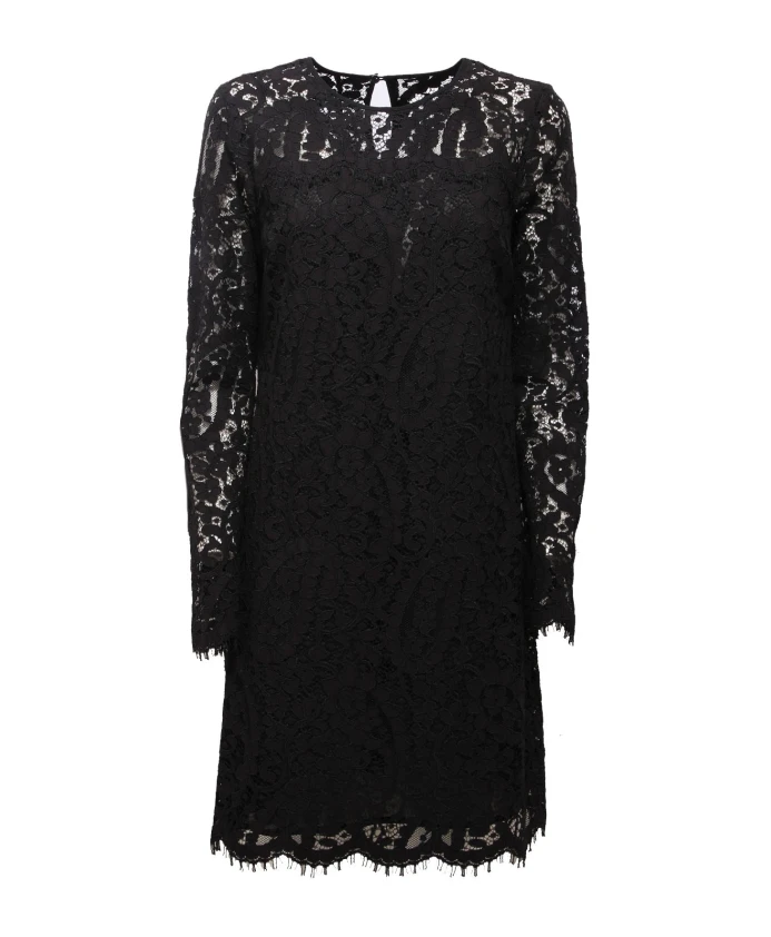 Черное платье с кружевной вышивкой Michael Kors, черный
Черное платье с кружевной вышивкой Michael Kors, черный